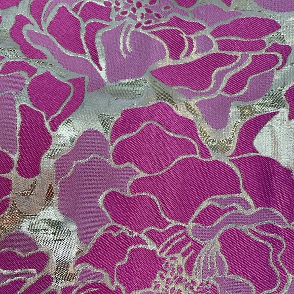 Lilly Pulitzer Kiki Dress Size 8 NWT Pink Floral Metallic Gold - Picture 9 of 13